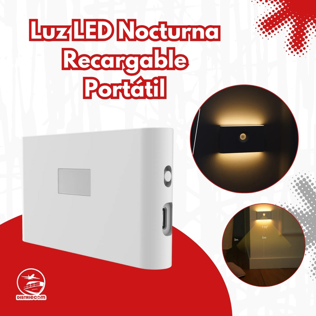Miniatura 3 de LUZ LED NOCTURNA RECARGABLE PORTÁTIL